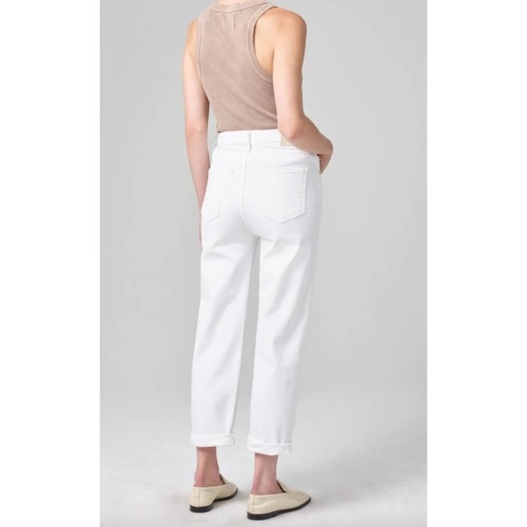 New Citizens of Humanity Dylan Rolled Crop Jeans in Hereafter Size 32 - Picture 2 of 12